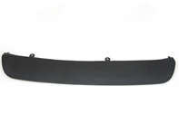 Rear valance centre cover in black. Porsche 970 Panamera RWD - 970505811001E0, 970505611001E0, 970505611051E0