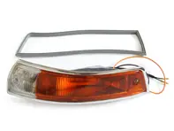 Indicator unit with lens & seal (SWB). Porsche 911/912 1965-68 - 90163140100, 90163140200 - 15847S, 15847D