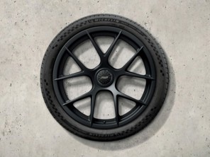 20'/21' 911 GT3 RS Magnesium in Black (satin-gloss) alloy wheels set without tyres. Original Porsche - 992044681CL