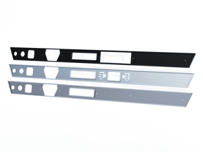 Dashboard aluminium trim frame. Porsche 911 (G-model) 1974-89 - 91155204110
