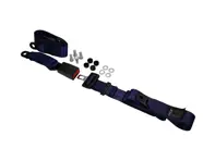 Static 2-point rear lap belt in dark blue  (Set of 2). Porsche 911 78-89 / 964 / 993 / 968 / 924 / 944 - 47785779570B, 911116