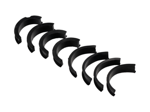 B-G Racing Rubber packers for wide angle rear view mirror brackets - BGR754