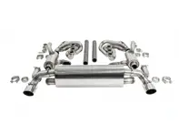 CARGRAPHIC GT Sport Exhaust System, With ID45 GT Manifolds, With Heating. Porsche 964 Carrera 2/4/RS - 96411104504, 96411104605, 96411104502, 96421103905, 96421103932, 96421104004