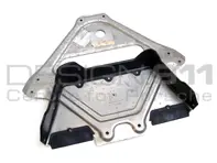 Rear Axle Protective Plate. Porsche 986 Boxster Manual - 98633116300, 98633116301
