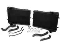 Water coolant radiator and pipe kit. PORSCHE 996 Turbo