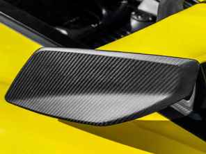 Rear wing Endplates for OEM wing in Dry Carbon Fibre. Porsche 718 Cayman GT4 RS - 9GT827767A0K1, 9GT827768A0K1 - SRDRSDCFEPOEM