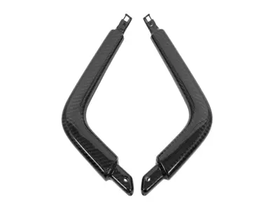 Centre console handles carbon fibre from Rennline. Porsche 958 Cayenne - 95855364500, 95855364600 - I116
