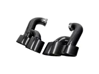 DesignTek Exhaust tail pipes quad tube 'MID-NIGHT BLACK EDITION' for Porsche 957 Cayenne - 3606405702, 95511125140, 95511125171, 95511125240, 95511125271, 95511125150, 95511125250, 95511125230, 95511125130