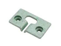 Retaining plate rear silencer mounting bracket. Porsche 986 Boxster - 99611124300