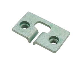 Retaining plate rear silencer mounting bracket. Porsche 986 Boxster - 99611124300