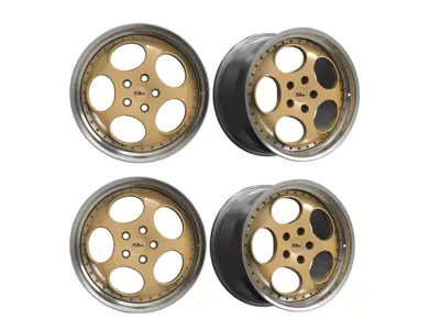 Speed Dial 2 piece alloy wheel set from Ninemeister. Porsche 964 / 993 / 996 / 997 / 991 / 992 / 986 /987 /981 / 718 - 9MSDIAL18, 9MSDIAL19, 9MSDIAL20, 9MSDIAL21