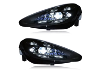 LED Headlamp Upgrade - 971-1 PDLS+ Style (2019) - for Porsche 970.2 Panamera With Factory LED Headlamps 2014-2016 - 97063117154, 97063117254, 97063197303, 97063197403 - 9N89702029/30BL-LHD, 9N89702029/30BL-RHD
