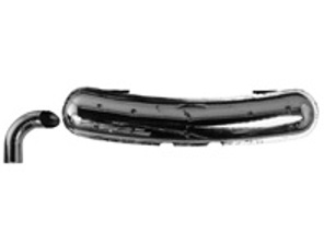 Exhaust Muffler / Silencer Rear box. Porsche 911 1964-76 2 IN / 2 OUT 70mm outlet - 1620603600, 91111101100SL, 91111102500SL, 92.510SL