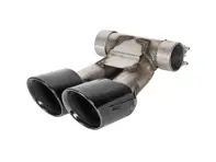 Exhaust Sport Tail Pipes BLACK. Porsche 981 Boxster / 981C Cayman - 98104420011, 98104420111