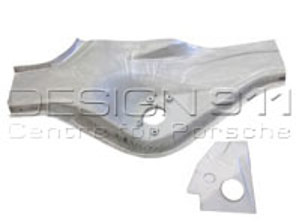 Rear axle torsion bar tube repair panel Porsche 911 1965-86 - P280L, P280R, 911501017, 911501018, 91150101720, 91150101721, 91150101820, 91150101821