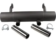 Exhaust muffler / silencer rear box. Porsche 356 A/B/C - 1620603100, PO-92104, 61611101005