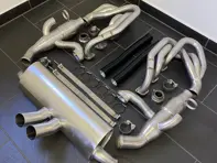 Sport exhaust centre exit GT pipes with headers system WITHOUT Heating. Porsche 964 - 96411104205, 96411321316, 96411321315, 96411104504, 96411104502, 96411104605, 96421104004, 96421103905, 96421103932