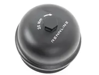 Rennline billet aluminium oil filter housing cap. Porsche 997 / 991 / 970 Panamera V8 / Cayenne V8 - 94810702200 - M52