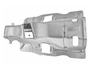 Centre Tunnel Exhaust Heatshield. Porsche 970.1 / 970.2 Panamera 2009–16 - 97050446101, 97050456102, 97050456101