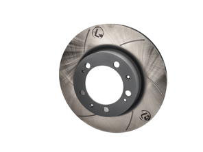 Slotted brake disc rotor, front. Porsche 993 C2/ C4 (OE Part No 99335104301 / 99335104401) - 909309C, 909310C, 99335104301, 99335104401