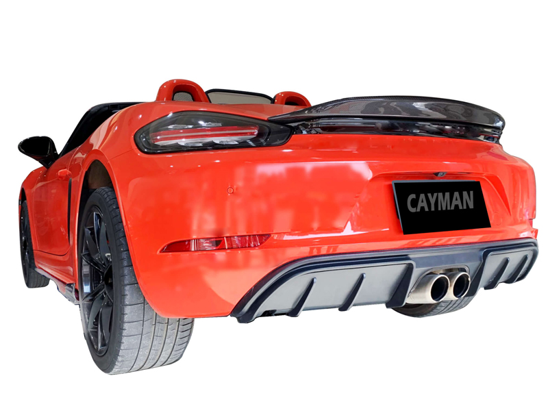 Porsche GT4 Cayman Rear diffuser kit 98150585380 - 981898307A/1 ...