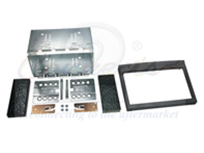 Double Din Fascia Plate (Black). Porsche 911 (996) 1998-04 - CT23PO012