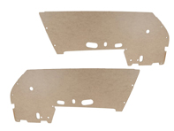 Interior door panels cardboard replacement. Porsche 911 1968-73 - 90155503202, 1689807300, 90155503102