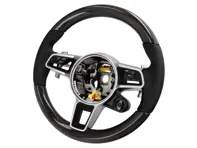 Sports Multi-function steering wheel in Carbon. Porsche 991.2 (911) / 718 Boxster / 718 Cayman 2016>> - 99104440038A34, 99104440039A34, 99104440040A34, 99104440041A34