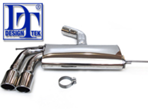 VW Golf Mk5 2.0TFSI GTi DesignTek Sports stainless steel Exhaust Rear Box - 4706000010