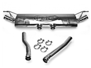 Sports exhaust rear silencer Porsche 957 Cayenne turbo and turbo S