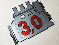 Rear Window 3.0L Engine Sticker for Porsche 911 - 91170110200