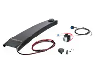 B-pillar trim with power supply cable set, Black. Porsche 957 Cayenne 2008-10 - PCG559320B