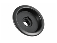 Door lock knob surround. Porsche 928 / 911 85-89 / 964 / 993 - 92853758502, 9285375850270B