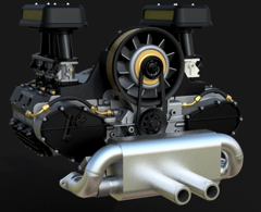 GT3 Center Out <Br>SSI Flange Mount