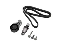 Full Pulley & Belt Kit - Tensioner, Bracket, Pulley, Drive Belt & Mounting Bolts - for Porsche 987-2 Boxster & Cayman 2009-2012 - 9A110221100, 9A110221101, 9A210221100, 9A110221200, 99907357901, 94810283900, 94810226100, 99907341101, 9A700803500, 99907324609, 99907324602, 99907341201, 9A110221601, 0PB903308, PAF008361, PAF008362, 0PB903317