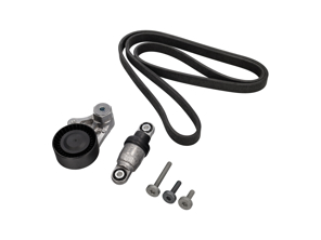 Full Pulley & Belt Kit - Tensioner, Bracket, Pulley, Drive Belt & Mounting Bolts - for Porsche 987-2 Boxster & Cayman 2009-2012 - 9A110221100, 9A110221101, 9A210221100, 9A110221200, 99907357901, 94810283900, 94810226100, 99907341101, 9A700803500, 99907324609, 99907324602, 99907341201, 9A110221601, 0PB903308, PAF008361, PAF008362, 0PB903317