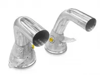Sports exhaust catalytic converter delete pipes Porsche 992 Carrera and Carrera S without GPF - TSPO992C19.803.ANK, TSPO992C20.803.ANK