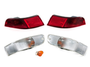 Indicator unit kit, Front and Rear. Porsche 993 - 00004490000, 99363106101, 993631106201, 99363106201, 99363140301, 99363140401, 99363106202