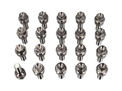 Lightweight Titanium wheel bolts for Porsches (PACK OF 20) - 99736120000, 99736120302