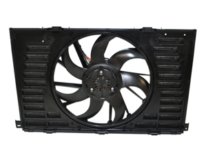 Water radiator fan with cowling. Porsche 971 Panamera - PAE121203, 9A712120311, 9A712120312