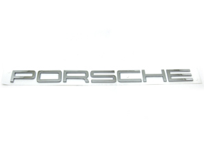 'PORSCHE'  CHROME Rear Lid Badge. Porsche 991 - 99155923500, 99155923502