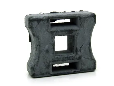 Centre radiator Rubber mount. Porsche 987 Boxster / 987C Cayman / 997.1 turbo - 99710643701, 99710643702