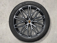 21' Macan RS Spyder Design Alloy Wheels & Summer Tyres Original Porsche - 95B044668H, 95B044669H