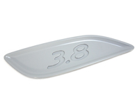 Rear spoiler end cap with inscription 3.8. Porsche 991 GT3 - 99151256681, 99151256581