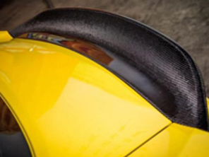 Rear spoiler, Carbon. Porsche 718 Cayman