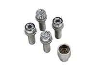 Locking wheel bolt kit for Porsche M14 x 1.5 - 28020, 28032, 28025, 28017, 28042, 28043, 28014