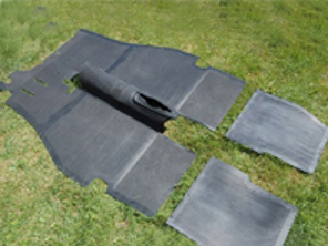 Rubber floor mats (Set of 5). Porsche 356 B T6 / 356 C