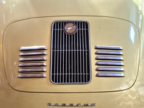 GT Style Aluminium Louvered Engine Lid skin. Porsche 356 Coupe - 64451200100