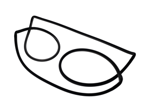 Glass Roof Seal, TARGA. Porsche 996 Carrera / 997.1 Carrera / 997.2 Carrera - 99656233100