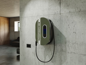 Design cover in Heritage Design for open charging dock. Porsche Taycan / Cayenne E-Hybrid / Panamera E-Hybrid - 7PP915706A, 9J104400032, 9J104400042
